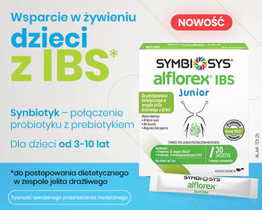 Alflorex IBS Junior baner - synbiotyk